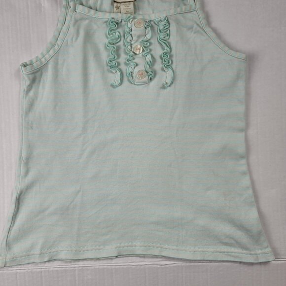 Matilda Jane Hello Lovely! Honeydew Tank Top Size 12 - Picture 4 of 8